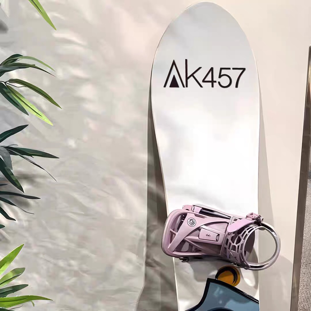 AK457 滑雪板个性创意汽车电动摩托车PVC车窗滑板贴PVC三角窗贴纸