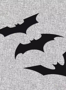 蝙蝠侠 Batman标志 影01机车摩托车贴纸汽车车贴头盔防水反光贴花