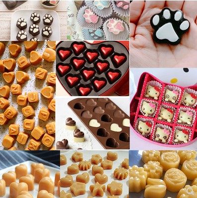 硅胶卡通动物棒棒糖模具烘培自制DIY家用巧克力手工糖果甜品包邮