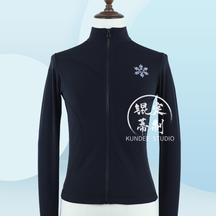 春秋薄绒训练儿童滑冰服成人表演
