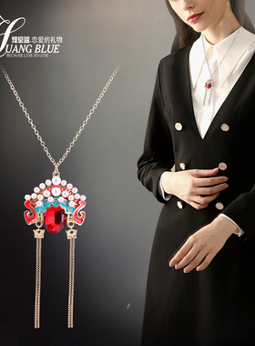 中国风故宫上新了新品花旦项链