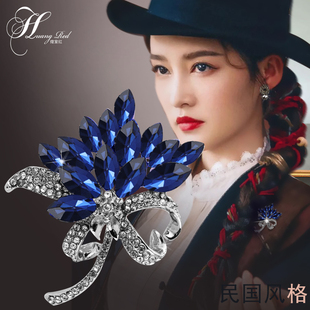 外套胸针配饰品李沁同款 于登登同款 大气胸花别针扣饰品女士礼物