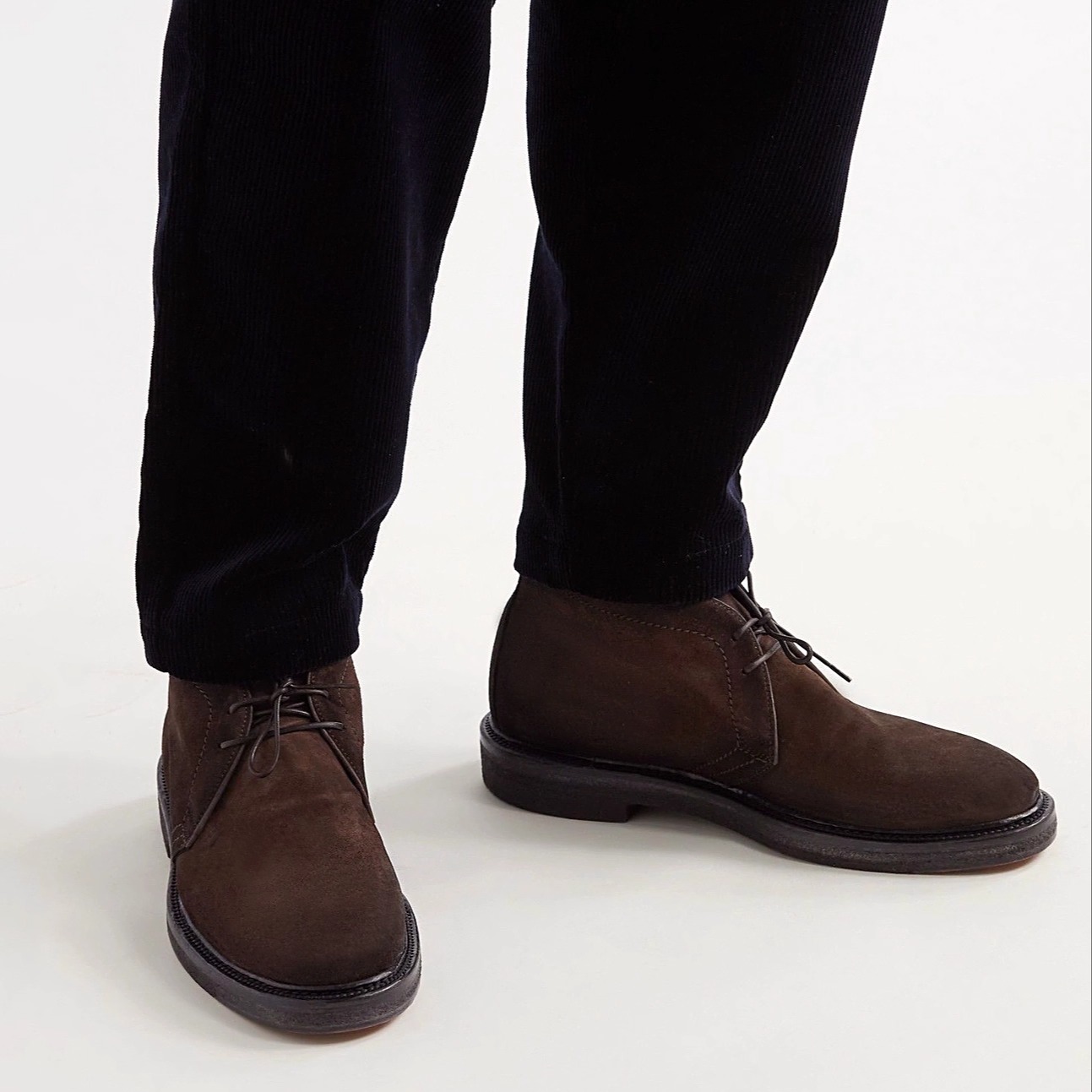 男士时装靴平底复古马丁靴中帮