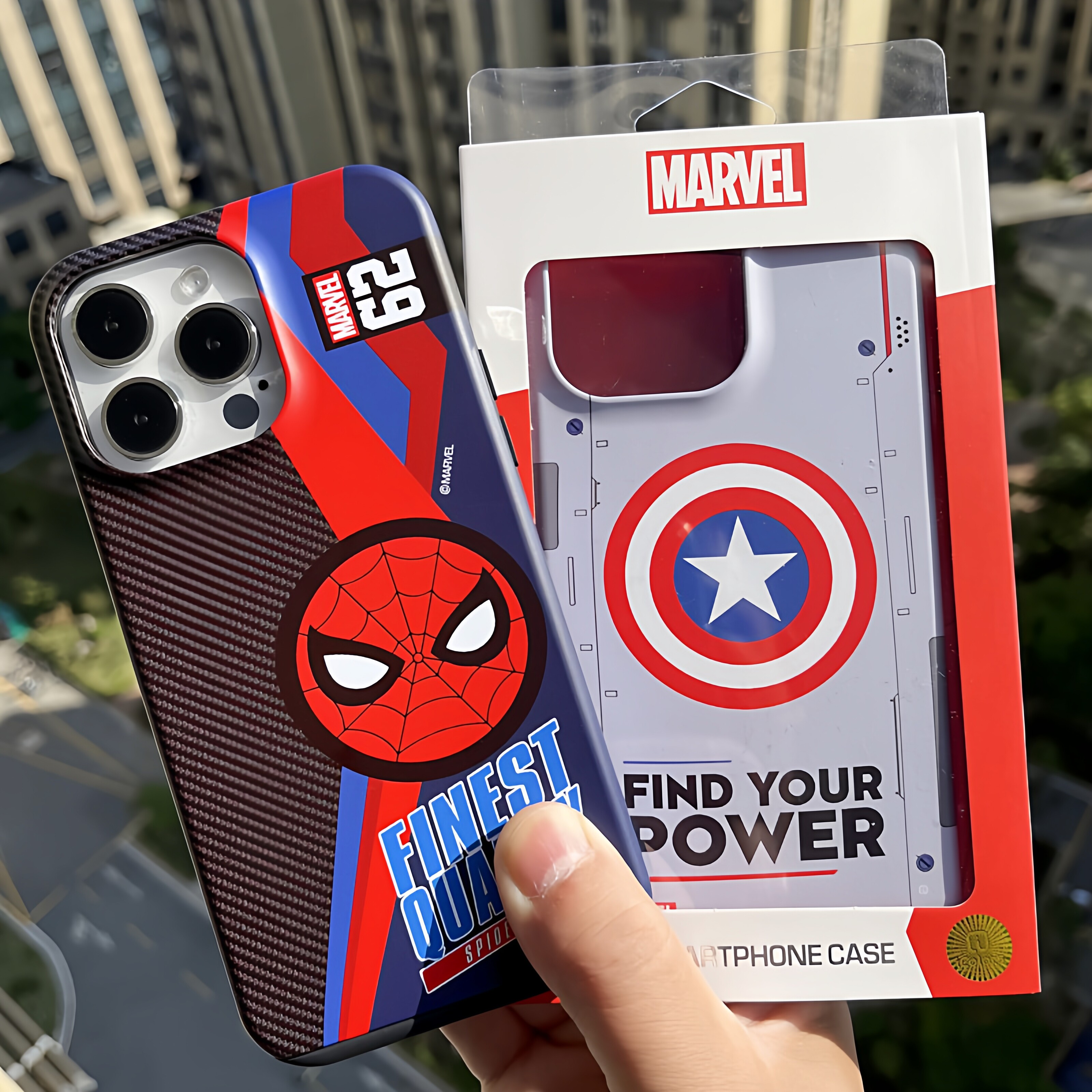 正版marvel漫威蜘蛛侠美队适用于iphone17pro max手机壳双层苹果16保护套卡通黑寡妇潮壳16pro黑豹钢铁侠男