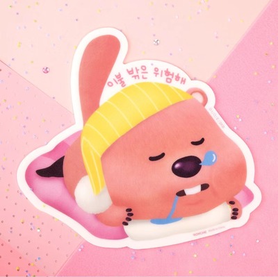 Loopy露比粉红海狸电脑鼠标垫女