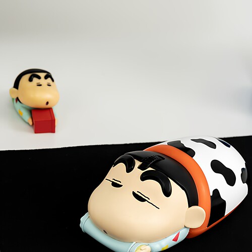 蜡笔小新立体造型无线鼠标卡通鼠