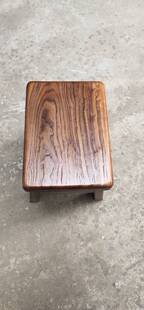 独板换鞋凳北方老榆木房梁料制作榫卯结构小板凳原木凳实木儿童凳