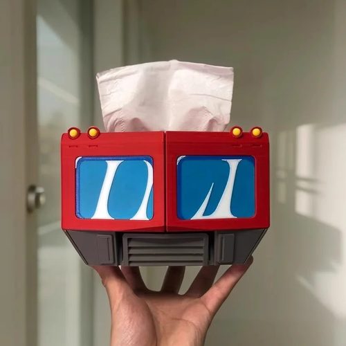 变形金刚擎天柱纸巾盒收纳盒