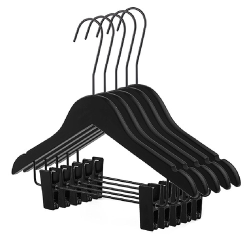 服装店成人连体带夹子套装衣架