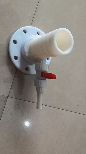 PP卸酸碱接头 法兰软管接头 带排气阀 化工槽车危化品车卸车卸料