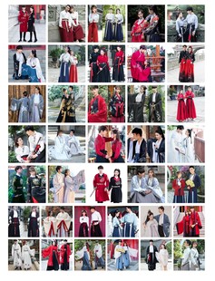 【情侣款】汉服出租男女同款武侠侠客学生运动会走方队表演六一节