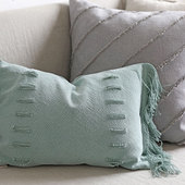 弋采原创侘寂自然野奢乞丐风手工流苏艺术全棉抱枕靠垫腰枕方枕套