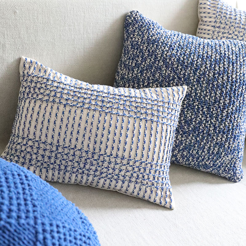 弋采现代简约沙发靠枕抱枕腰枕套