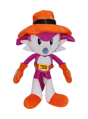 索尼克sonic超音鼠毛绒公仔黄鼠狼奈克Sniper刺猬玩偶玩具周边