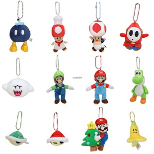 超级马里奥耀西路易吉蘑菇头奇诺比奥幽灵圣诞树毛绒挂饰挂件公仔