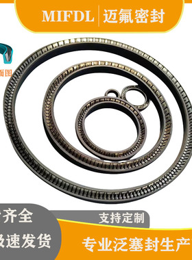 RVA轴用孔用泛塞封耐高温耐磨耐腐蚀四氟加碳纤维泛塞密封圈