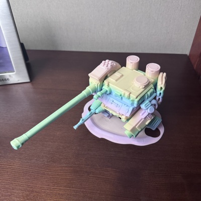 3 D打印模型机甲幻想二战德国机甲摆件手办