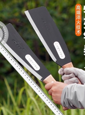德国特殊钢砍柴刀家用劈柴野外生存砍树伐木刀锰钢柴刀砍材刀神器