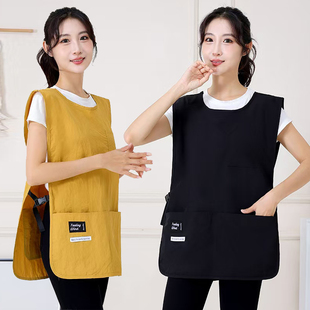 马甲围裙厨房家用防水防油男女坎肩餐饮咖啡理发师工作服定制logo