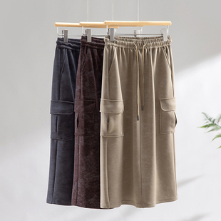 特价清仓 高级感时尚扎染后开叉工装风休闲显瘦半身裙 酷飒有型