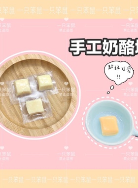 【一只笨鼠】仓鼠金丝熊花枝鼠狗狗宠物零食长肉躺手手工奶酪块