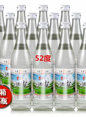 中国地区52度整箱12瓶装闷倒驴