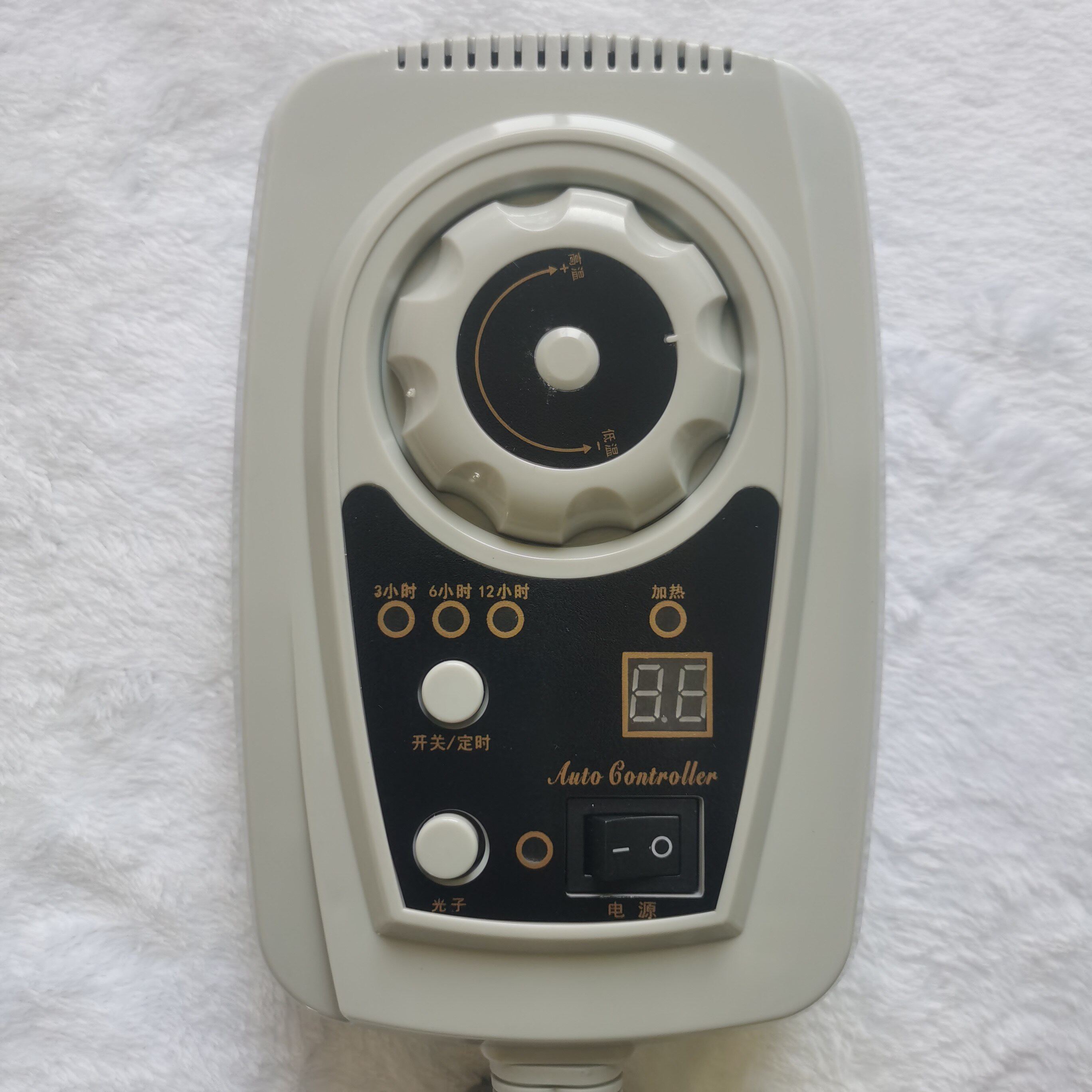 正品光子六孔温控器盒玉石托玛琳床垫开关电热毯电源线加热插头