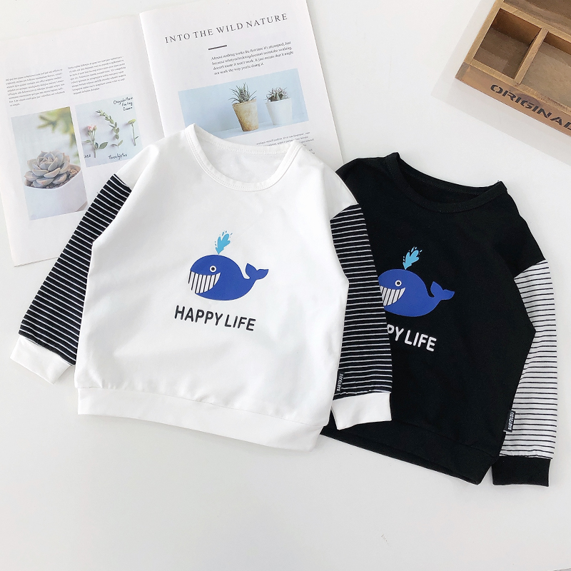 t恤纯棉秋季婴儿长袖韩版打底衫