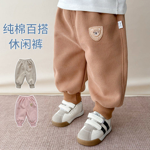 婴儿裤子休闲百搭男女童宝宝长裤