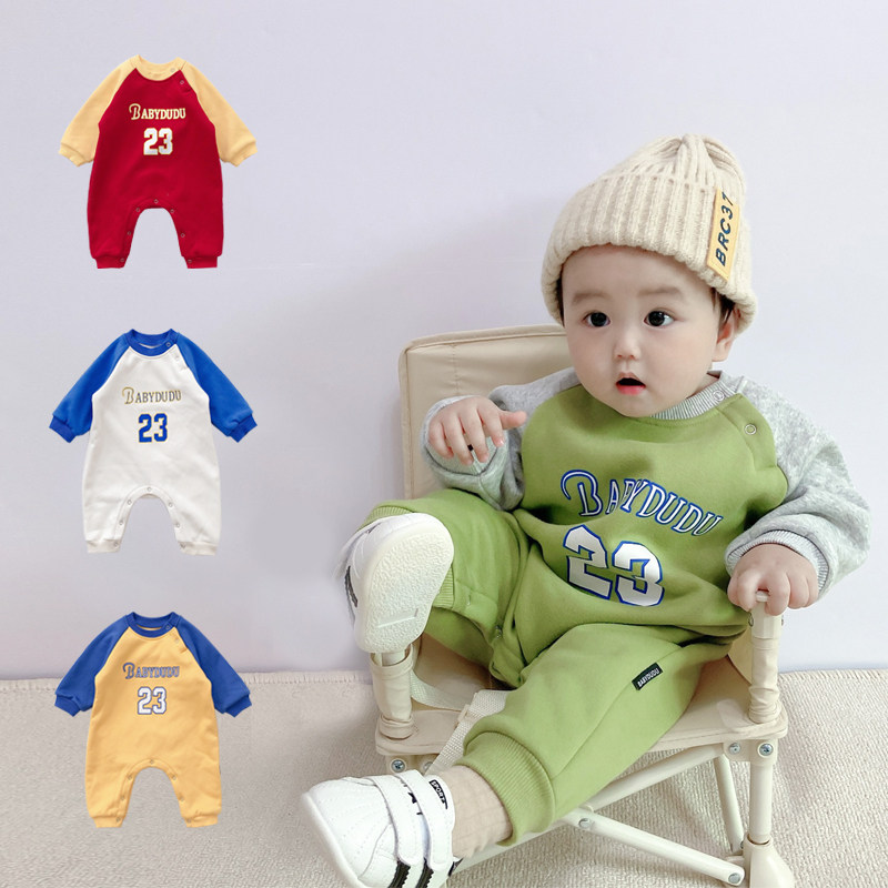 婴儿连体衣秋冬款加绒6-12月宝宝衣服套装哈衣秋季爬服外出服一岁,童装/婴儿装/亲子装,连身衣/爬服/哈衣,淘宝优惠券,粉丝福利购,淘宝优惠卷