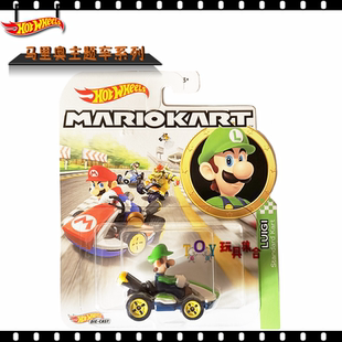 Hotwheels风火轮马里奥经典主题小车系列GBG25男女孩收藏玩具车模