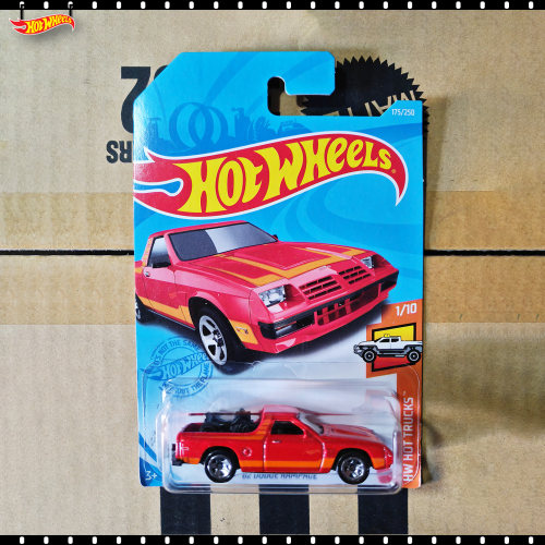 Hot Wheels风火轮C4982合金车1:64模型82 DODGE RAMPAGE