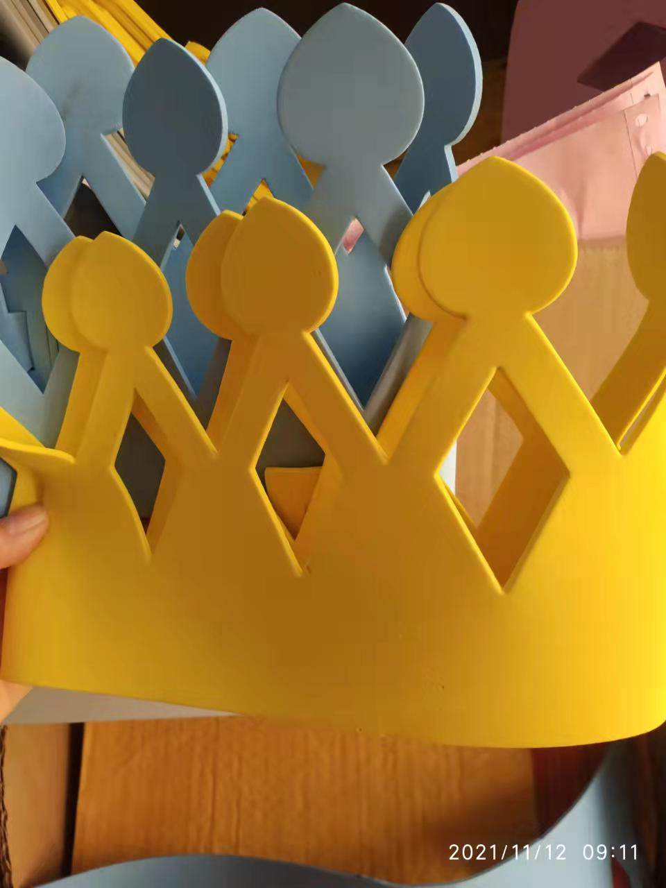 小八腊子创意DIY皇冠帽子早教课程 10个装EVA泡棉 手工制作材料包