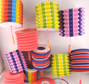 新年灯笼元宵节灯笼圆柱体灯笼球形灯笼风琴灯笼节日灯笼环境挂饰