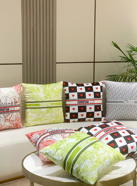 现代轻奢抱枕床头沙发腰枕靠枕客厅靠垫北欧客厅卧室办公室含芯