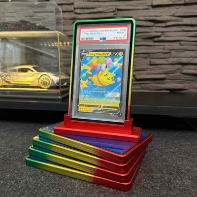 三色渐变PSA35限量评级卡保护壳