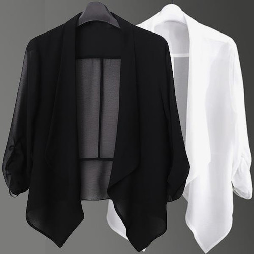 薄款披肩外搭雪纺防晒服