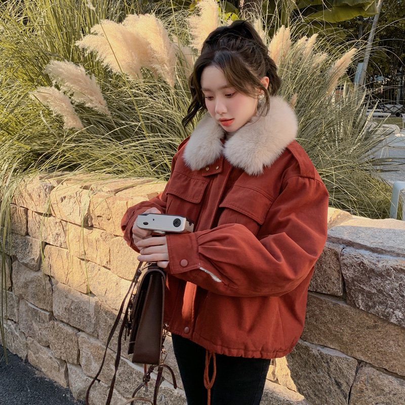 现货有买家秀加绒加厚派克服女1996-P185-K268,女装棉衣/棉服,2C007
