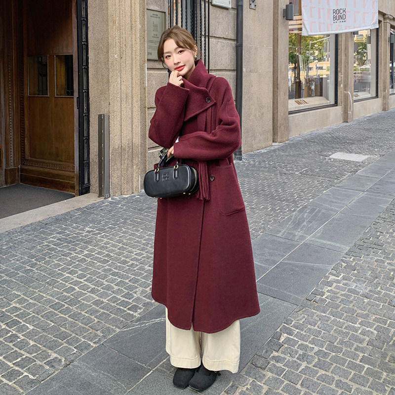 现货2025冬季新款毛呢外套827-P185-K278,女装毛呢外套,2C007