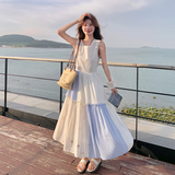 现货设计感拼接撞色连衣裙771-P125-K188，女装连衣裙，2C007