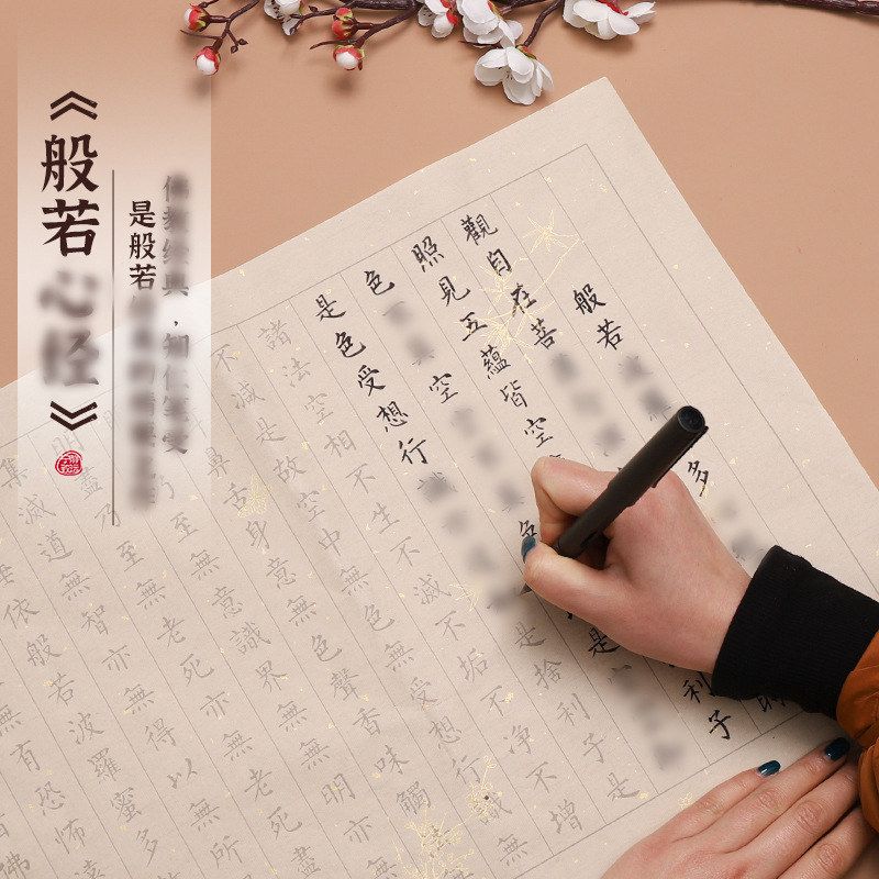 108遍静心小楷抄写本套装书法练习初学者临摹描红字帖手抄本 批发