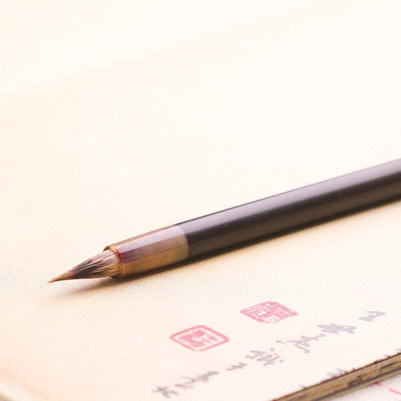 比优米夜雨蝇头玲珑小楷毛笔小楷纯紫毫狼毫兼毫毛笔小字帖鸡距笔