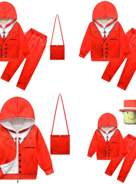 儿童Pocket Devs VR游戏ROB角色扮演红色服装彩虹朋友Cos服