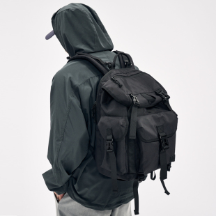 防水潮牌双肩包男大容量旅行电脑包户外运动露营背包女学生登山包