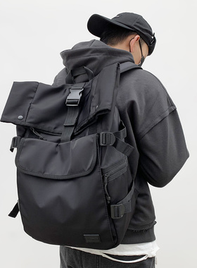 2025新款防水原创潮牌双肩包男电脑大容量旅行登山背包女学生书包