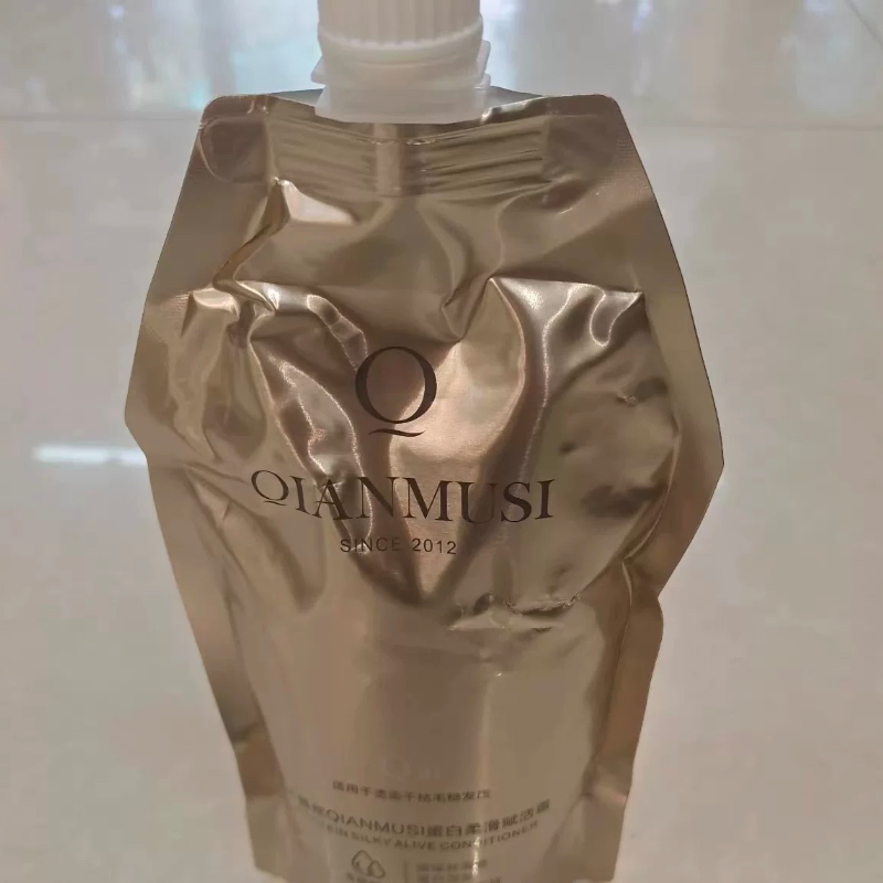 正品千慕丝蛋白柔滑顺滑滋润发膜烫染受损修复干枯毛躁400ml