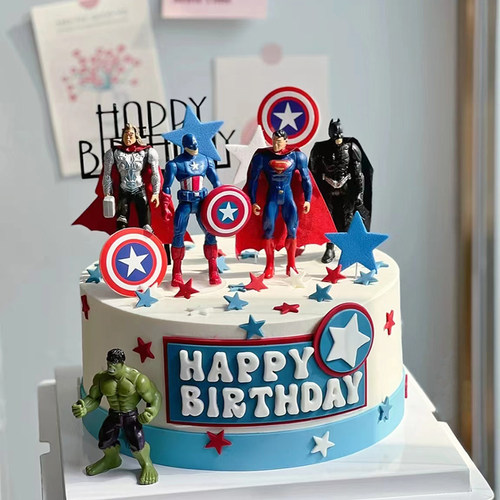 复仇者联盟蛋糕装饰摆件