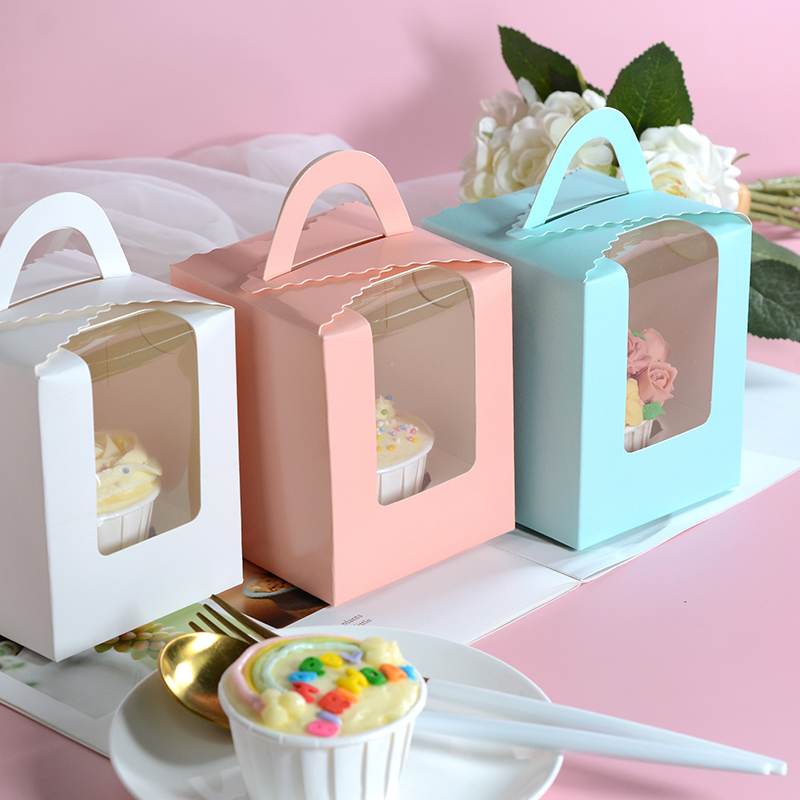 1格纸杯马芬盒单粒杯子蛋糕打包