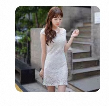蕾丝裙打底衫百搭无袖内搭立体钩连衣裙