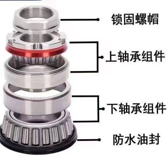 正品赛道304不锈钢压力轴承小牛N系九号E/N/M/雅迪X5酷奇劲战直上